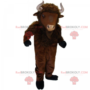 Grande mascote de búfalo - Redbrokoly.com
