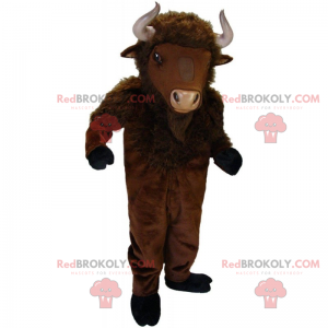 Mascotte de grand buffle - Redbrokoly.com