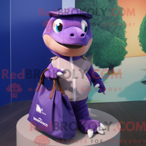 Purple Dimorphodon mascot...
