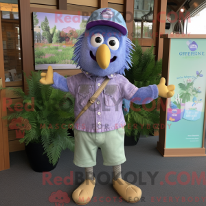 Lavendel Kiwi maskot...