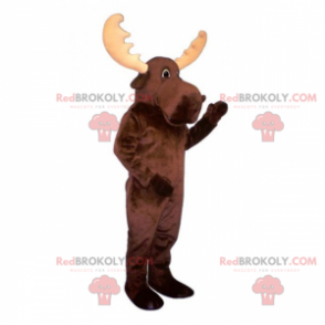 Stor caribou maskot - Redbrokoly.com
