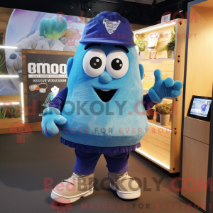 Blue Potato mascot costume...