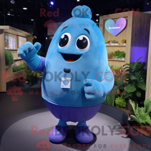Blue Potato mascottekostuum...