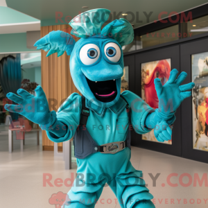 Personaggio mascotte Teal...