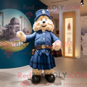 Navy sekkepipe maskot drakt...