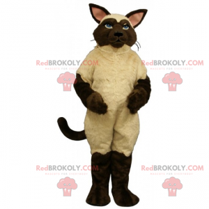 Grote Siamese kat mascotte - Redbrokoly.com