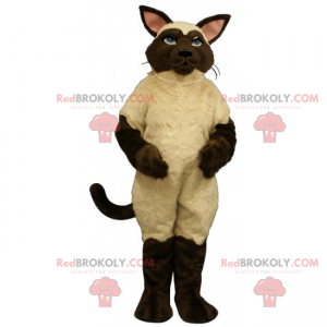 Maskottchen der großen siamesischen Katze - Redbrokoly.com