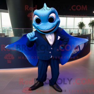 Postava maskota Blue Manta...