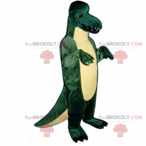 Großes Dino-Maskottchen mit scharfen Zähnen - Redbrokoly.com