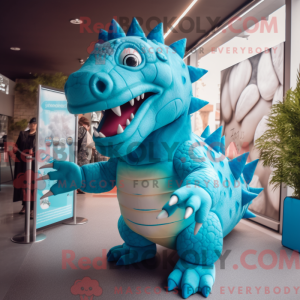 Disfraz de mascota Cyan...