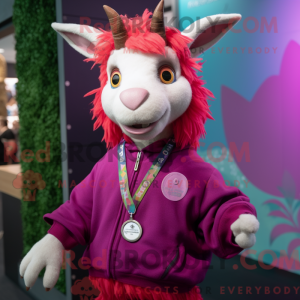 Disfraz de mascota Magenta...
