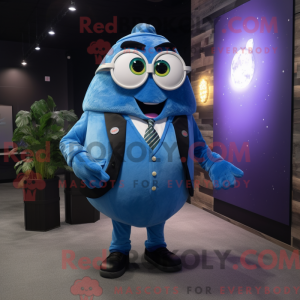 Blue Potato mascottekostuum...