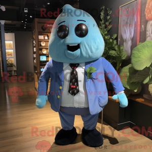 Blue Potato mascottekostuum...