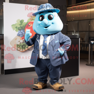 Blue Potato mascot costume...