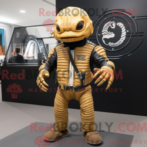 Gold Trilobite mascot...
