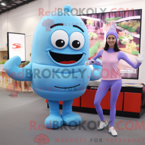 Postava maskota Sky Blue...