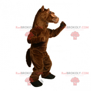 Big brown stallion mascot - Redbrokoly.com