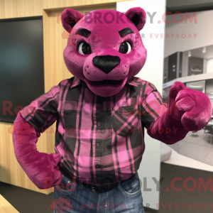 Disfraz de mascota Magenta...