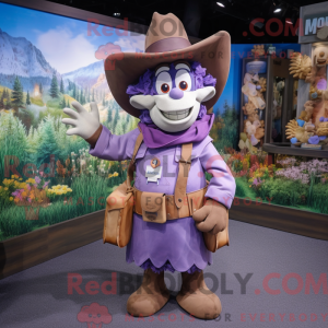 Máscara de cowboy Lavendel...