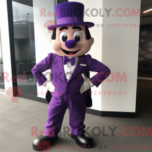 Purple Acrobat mascot...