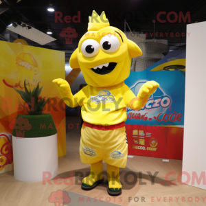 Personnage mascotte de...