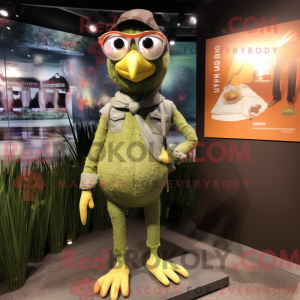 Costume de mascotte d Olive...