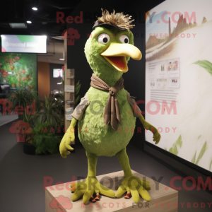 Olive Hens mascottekostuum...