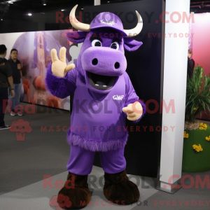 Lilla Buffalo maskot...