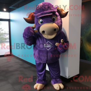 Lilla Buffalo maskot...