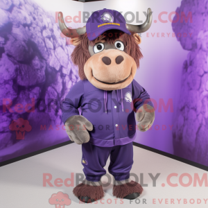 Lilla Buffalo maskot...