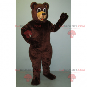 Mascote grande urso pardo - Redbrokoly.com