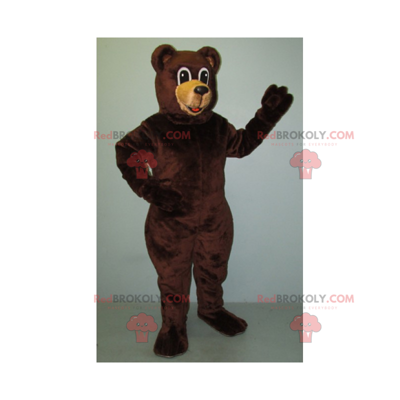 Big brown bear mascot - Redbrokoly.com