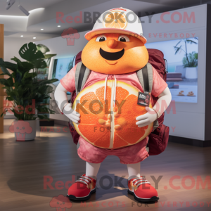 Grapefruit mascot costume...