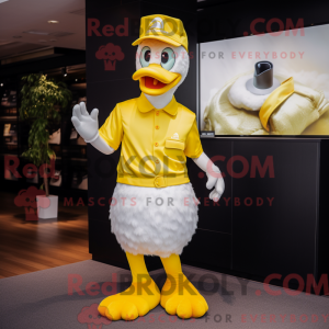 Disfraz de mascota Cisne...