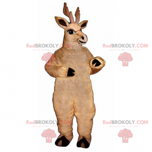 Mascotte de grand renne marron - Redbrokoly.com