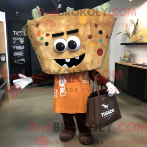 Rust Tacos maskotdraktfigur...