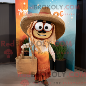 Rust Tacos maskotdraktfigur...