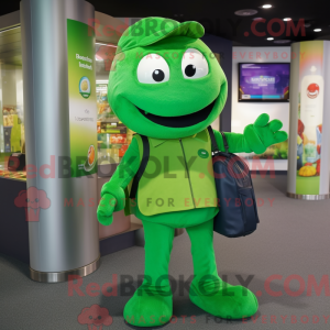 Green But mascot costume...