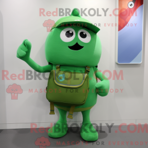 Grøn men maskot kostume...