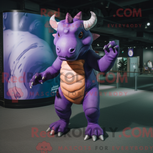 Paars Triceratops...