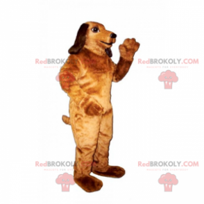 Mascotte de grand teckel - Redbrokoly.com