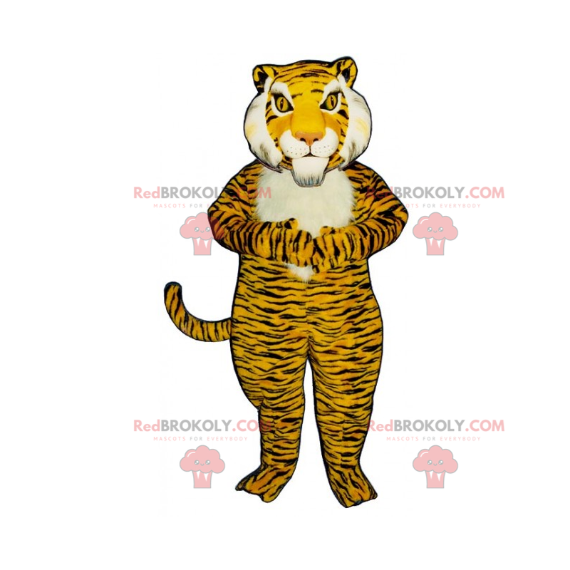 Grote tijger mascotte - Redbrokoly.com