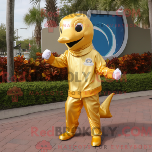 Goldener Delfin als...