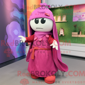 Disfraz de mascota Magenta...