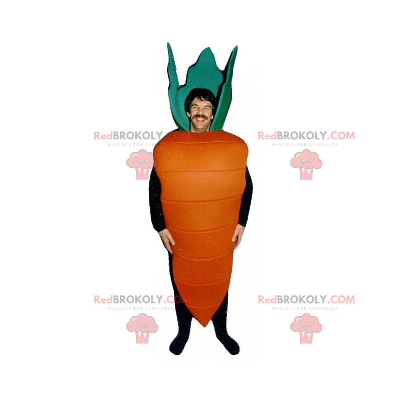 Large carrot mascot - Redbrokoly.com