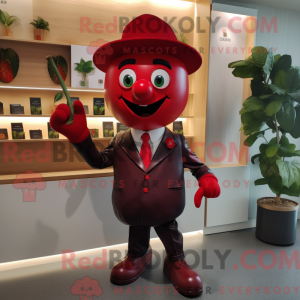 Red Cherry mascottekostuum...