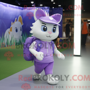 Lavendel katt maskot...