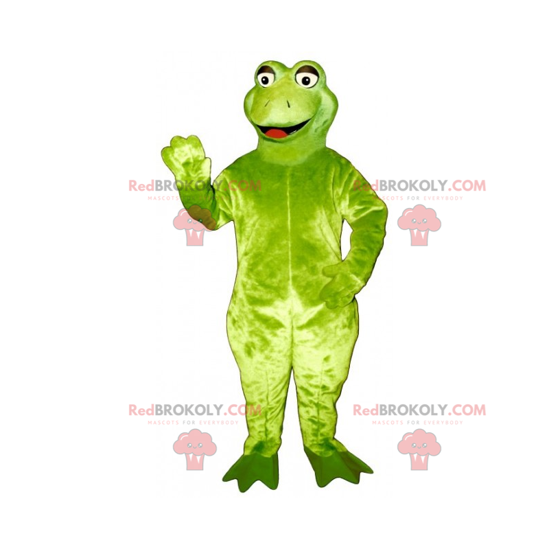 Stor leende grodamaskot - Redbrokoly.com
