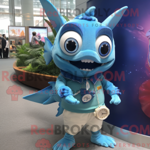 Sky Blue Tuna mascot...