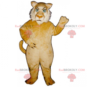 Mascotte de grande lionne - Redbrokoly.com